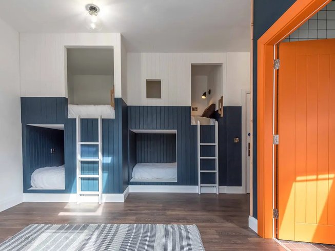 bunkbeds in a building's interior in Connemara